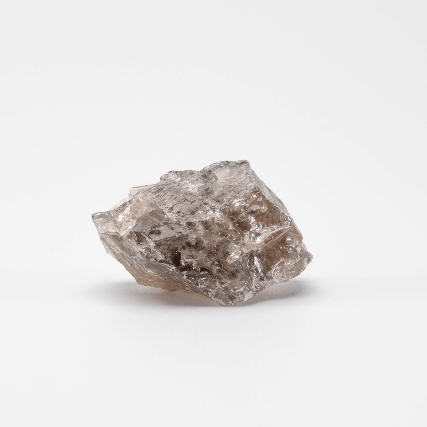 Natural brown Smoky Quartz incense holder