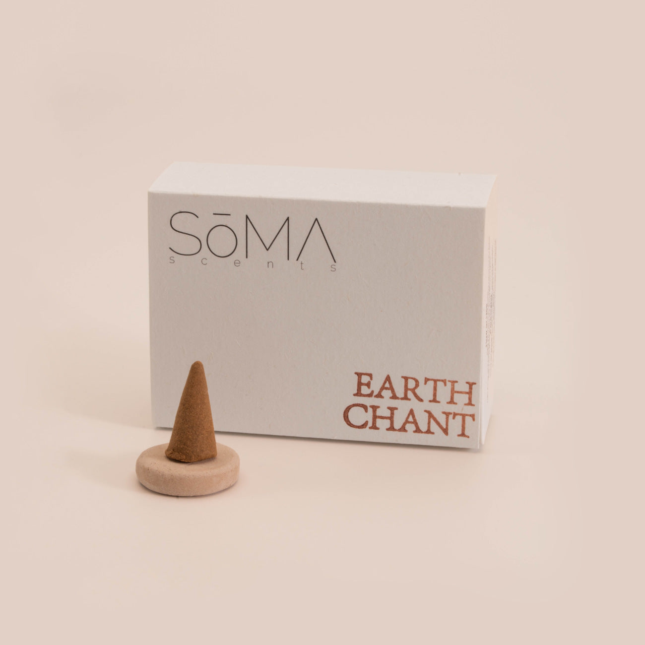 Earth Chant incense cones in a recyclable box