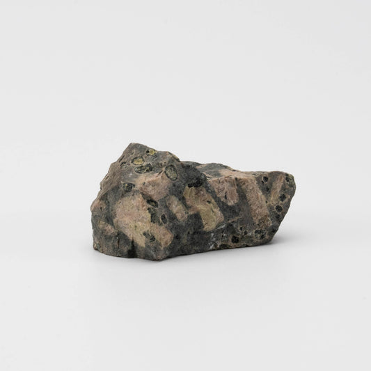 Dark green Kambaba Jasper incense holder with fossil-like patterns