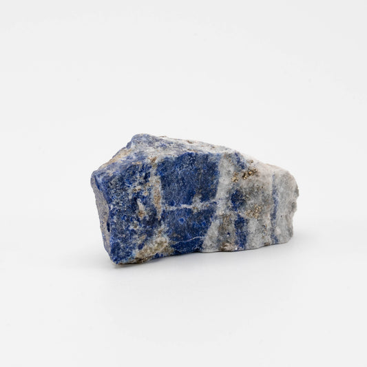Deep blue Lapis Lazuli incense holder with gold flecks